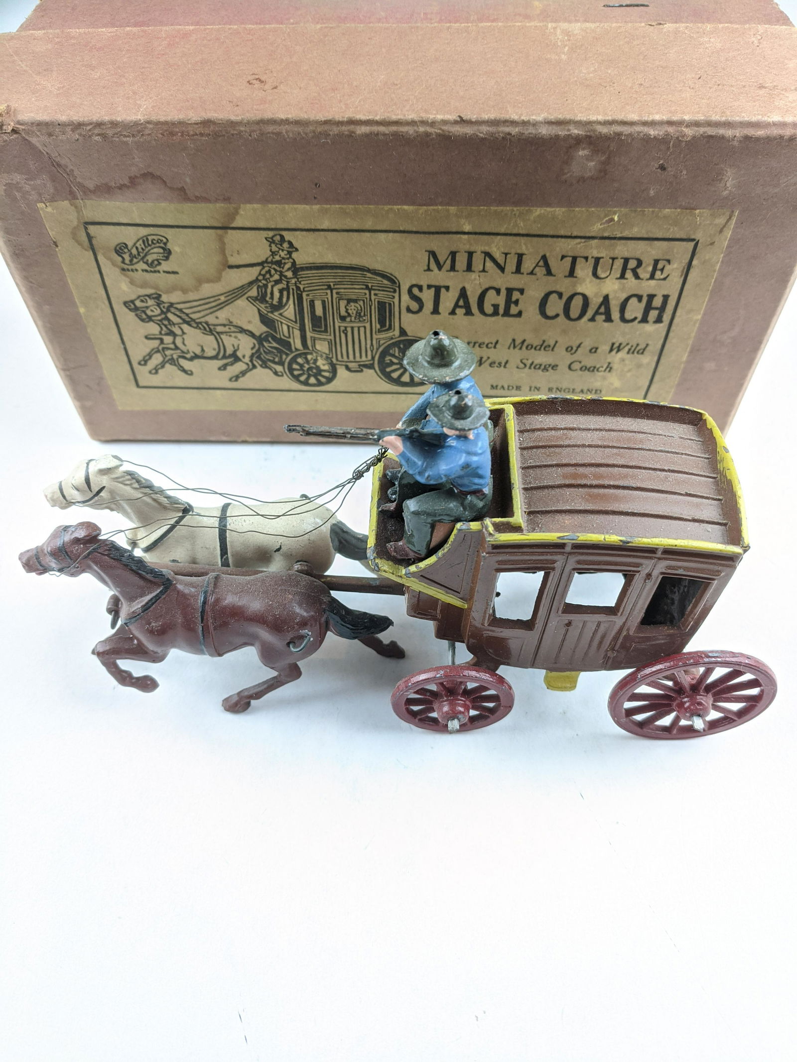 J.Hill Stage Coach: 3 Pieces Condition Very Good Box Good
