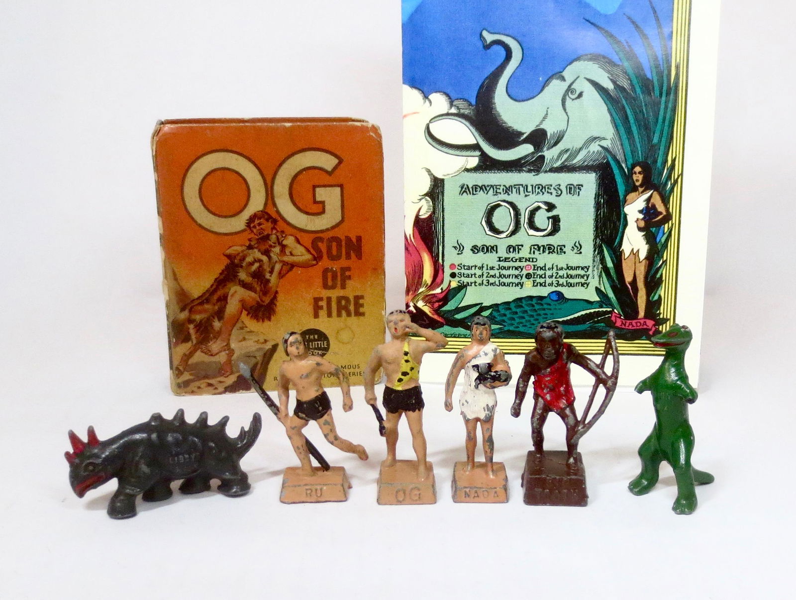 Lincoln Logs "OG Son of Fire" Collection: "Og, Son Of Fire" first appeared in "Boy's Life" magazine in Dec. 1921, and went on to star in his own CBS radio show 1934-1935 as well as appearing in a series of books that lasted until 1965. Og and