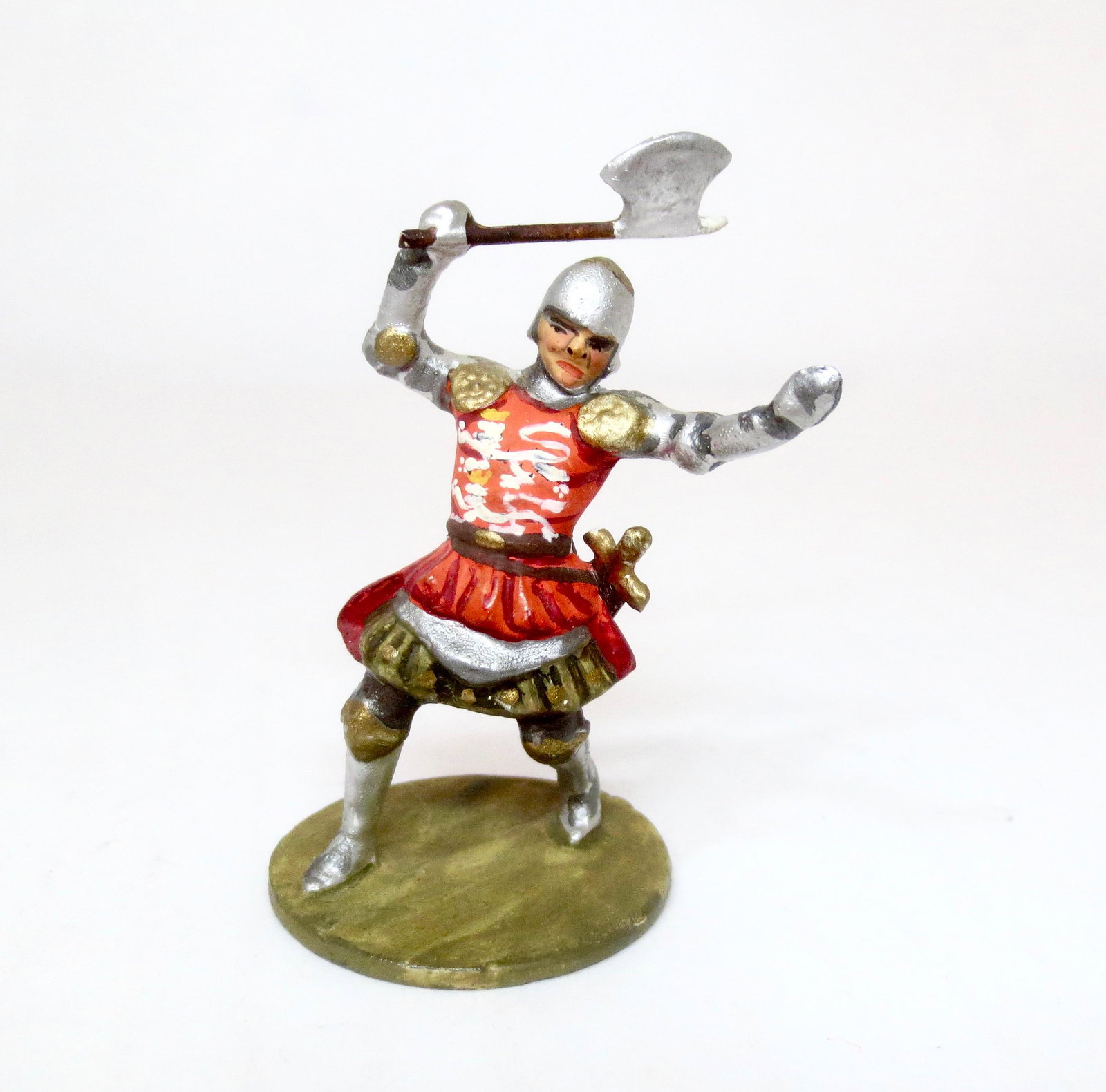Courtenay-Ping "Sir William Felton": Fine example of a personality figure cast by Richard Courtenay, and painted by Frederick Ping. Near mint condition (minor chips on scabbard).