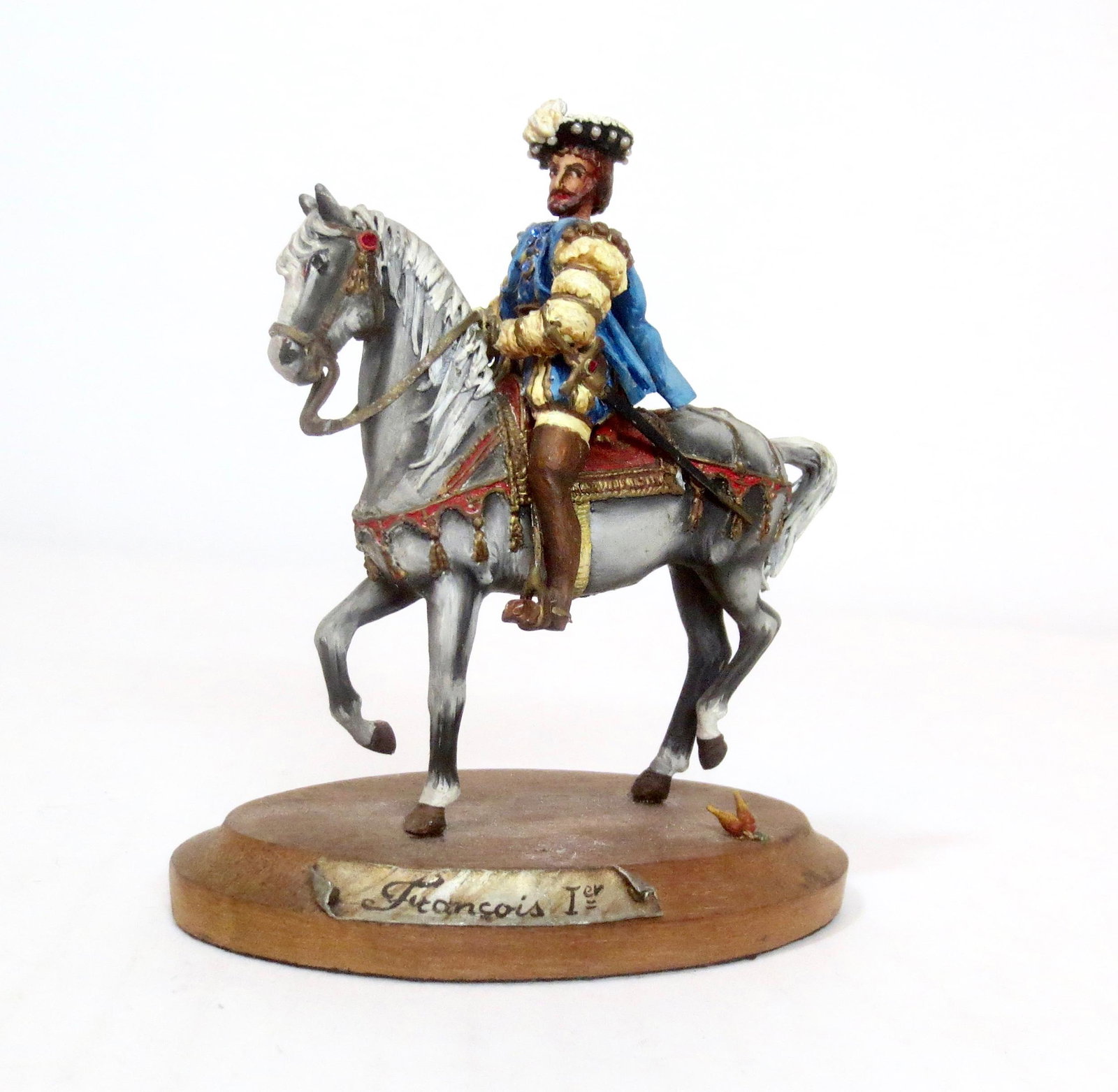 Bernard Vanot "Francois 1st": Superb figure, one of Vanot's finest. Near mint condition.