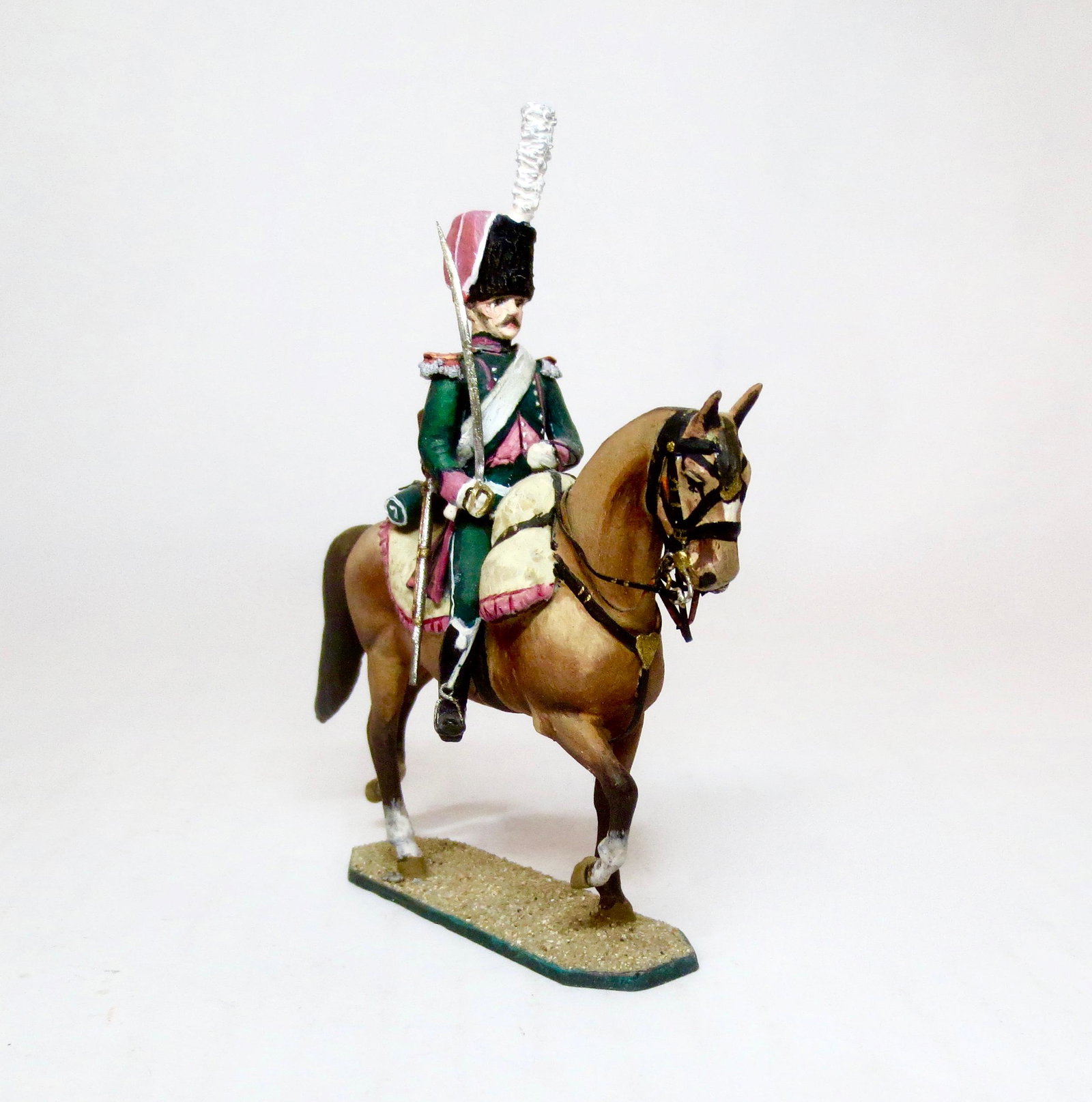 Roger Berdou "Chasseur A Cheval": Trooper of the 9th Regiment, Chasseur A Cheval. Produced circa 1950-1965. Superb & quite Rare.