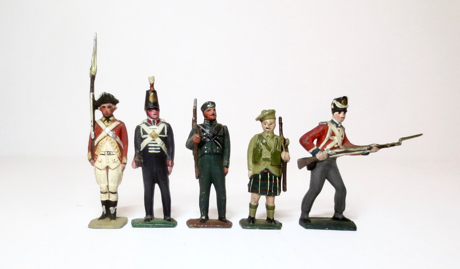 Jones - George Keester Special Paint Figures: Highly detailed and beautifully painted. 5 pieces. Excellent condition. Unboxed.