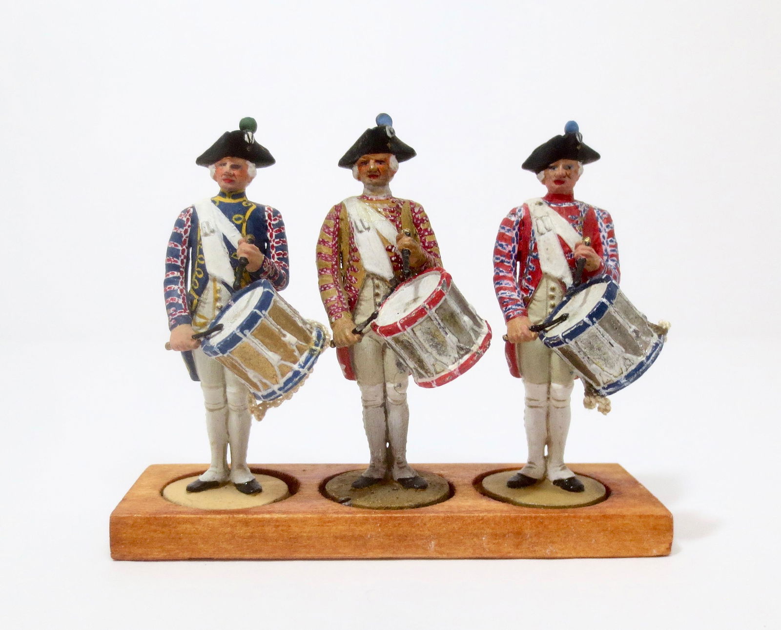 Metayer RARE "Ancien Regimes": 18th Century Drummers. 3 pieces. Excellent condition. Unboxed.