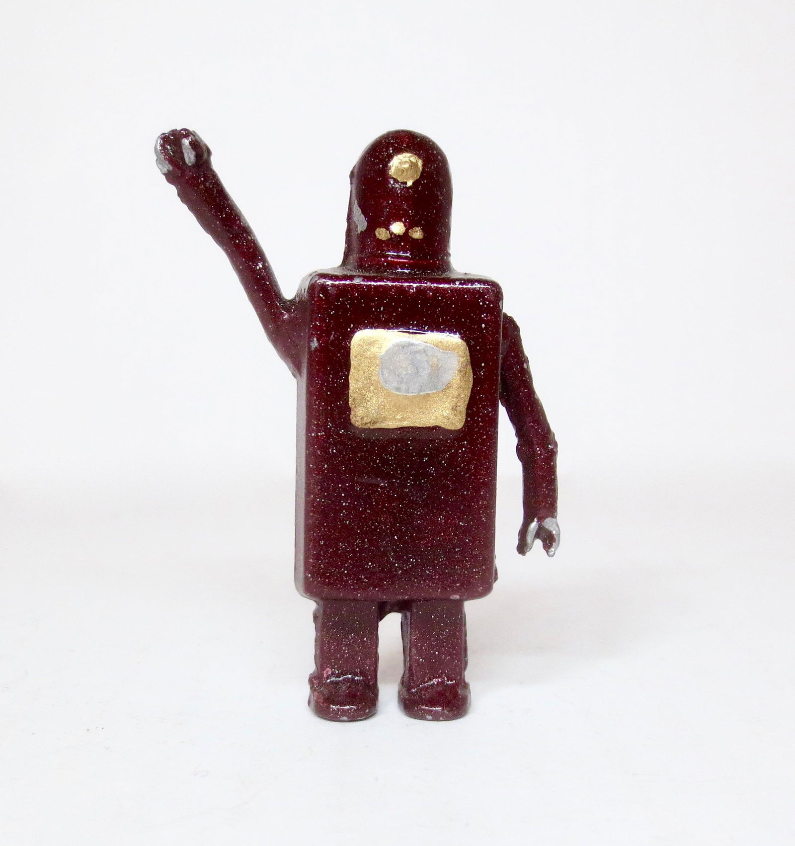 Solid Cast Johillco Robot Waving: Reproduction of this rare figure. 1 piece. Very good condition. Unboxed.