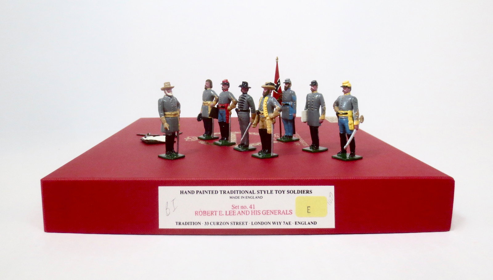 Tradition Robert E. Lee and his Generals: 9 pieces. Near mint condition. Box excellent.