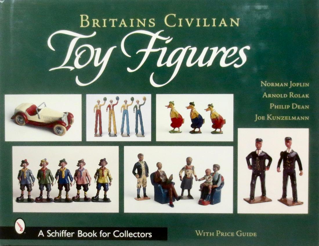 "Britains Civilian Toy Figures" by Norman Joplin: Norman Joplin, Arnold Rolak, Philip Dean & Joe Kunzelmann, 2002, Schiffer Publishing, Ltd., USA. An extensive and in-depth study of the non-military and civilian toy figures by Britains, covering the 