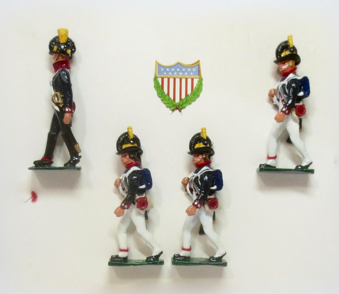 DP Miniatures Waynes Legion of 1794: Don & Dick Pielin's line of toy soldiers. 4 pieces. Mint condition, still tied to original card. Unboxed.