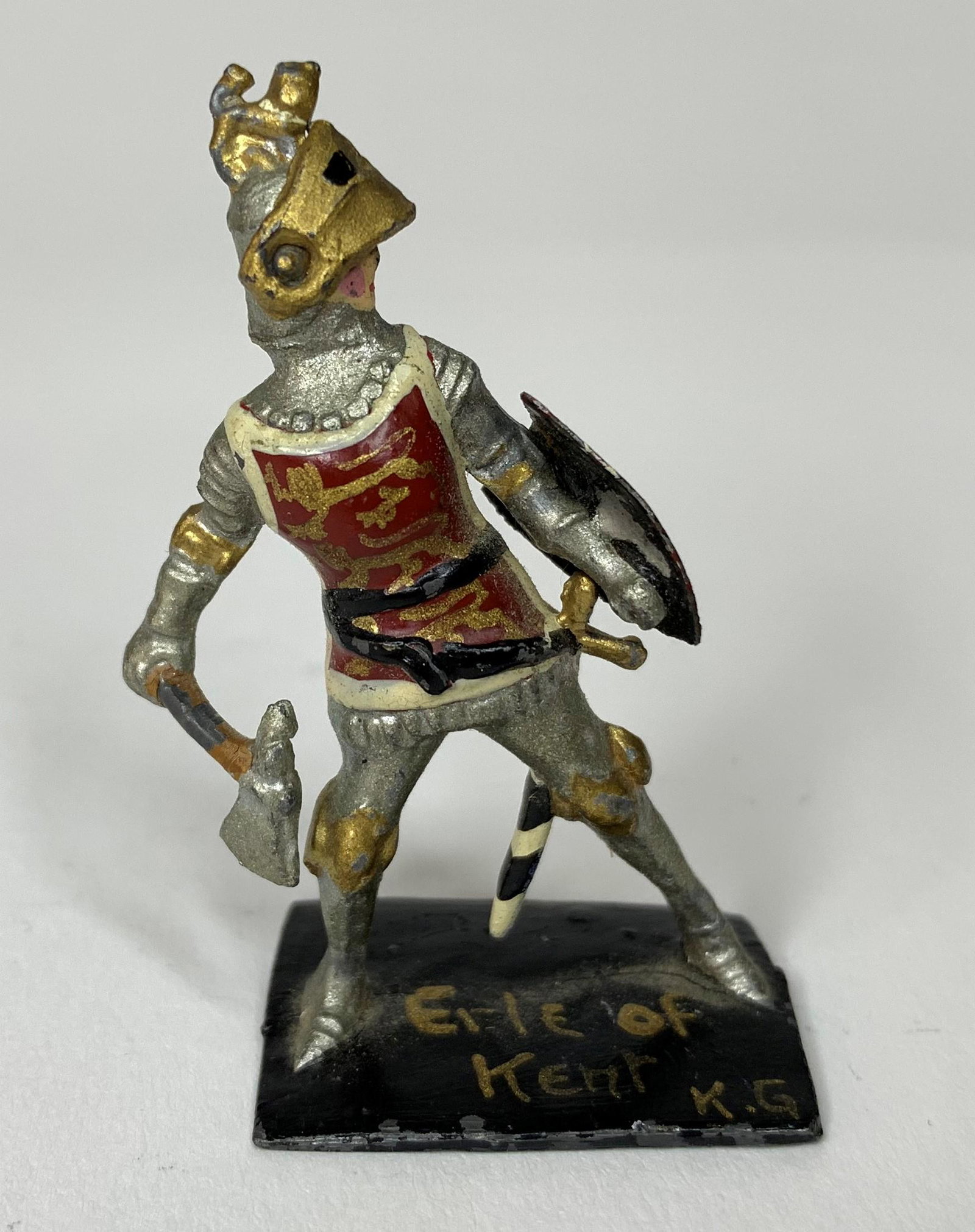 Courtenay Earl of Kent K. G.: With moveable visor. Pre War. 1 Piece. Unboxed. Condition Excellent.