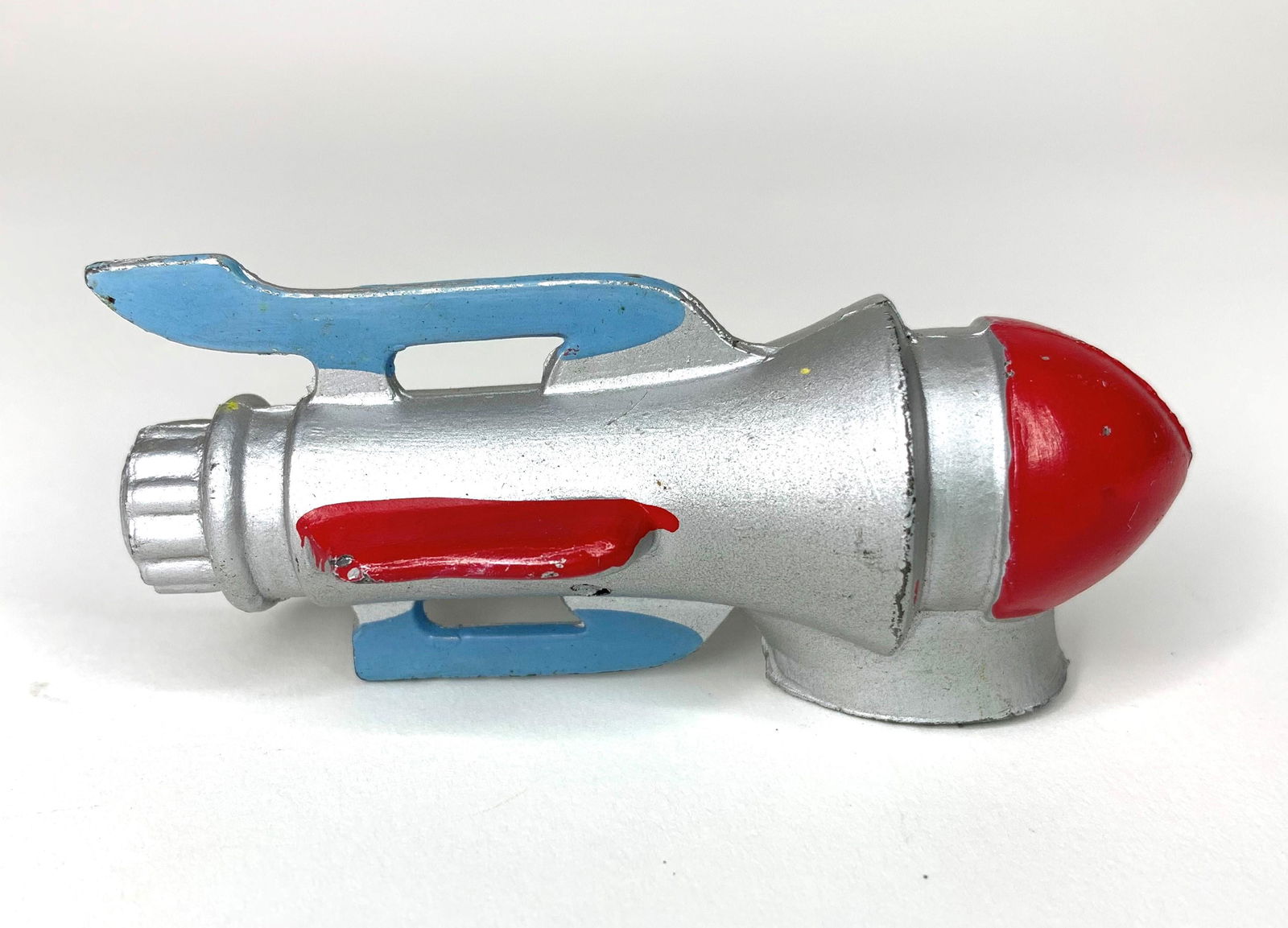 Britains Buck Rogers Barclay Silver Spaceship: Pre War. 1 Piece. Condition Very Good (Missing lower fin)