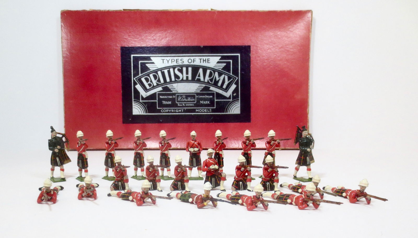 Britains #89 Cameron Highlanders Display Set (1 of 1)