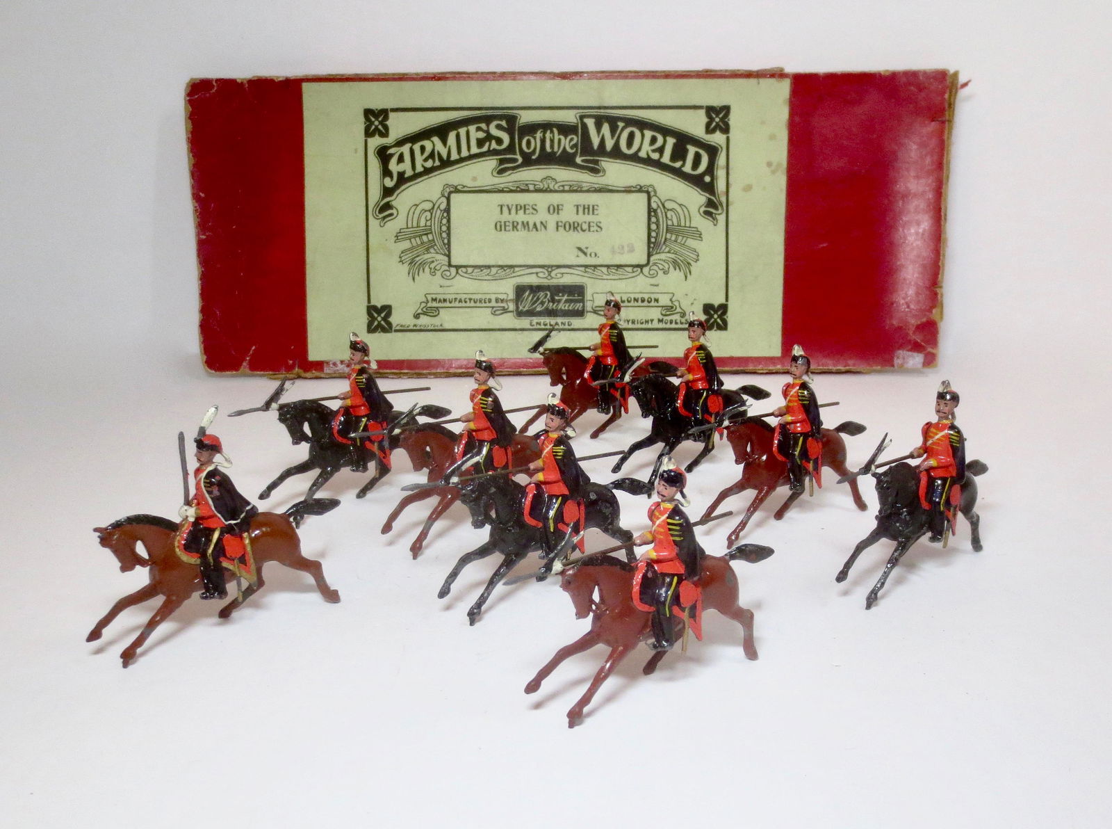 Britains #422 Prussian Hussars Display Set (1 of 1)