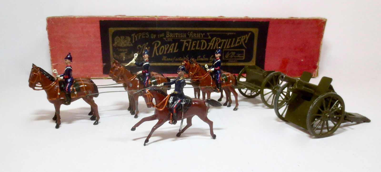 Britains #317 Royal Field Artillery At The Halt (1 of 1)