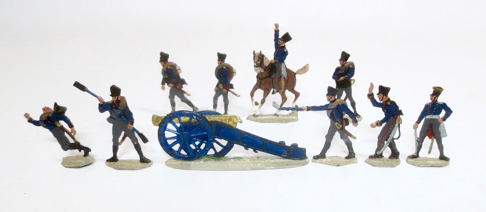 Vintage Tin Flats Napoleonic Artillery (1 of 1)