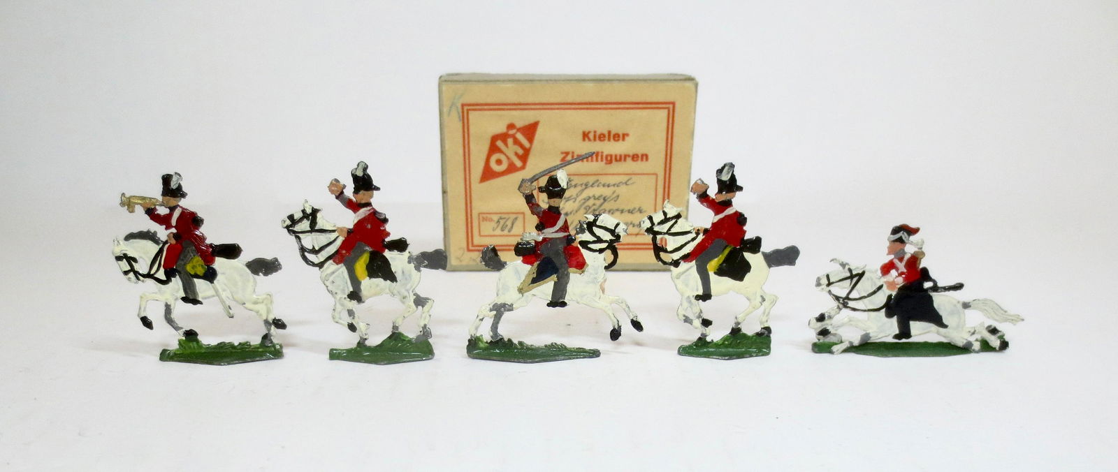 Kieler Vintage Tin Flats Scots Greys Cavalry (1 of 1)