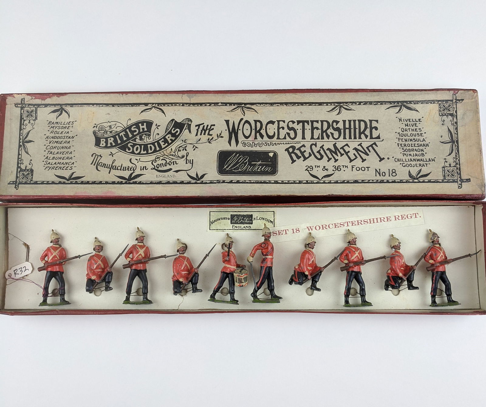Britains #18 Worcestershire Regiment (1 of 1)