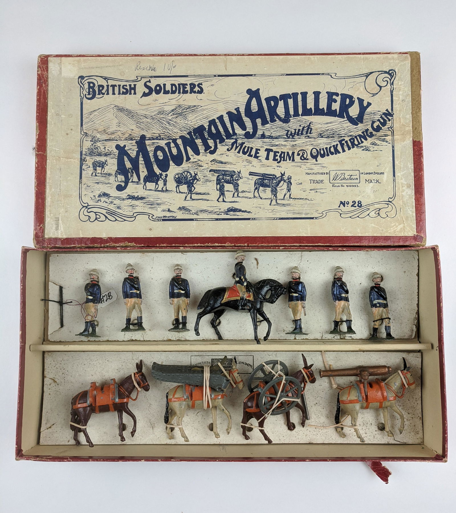 Britains #28 Mountain Artillery (1 of 1)