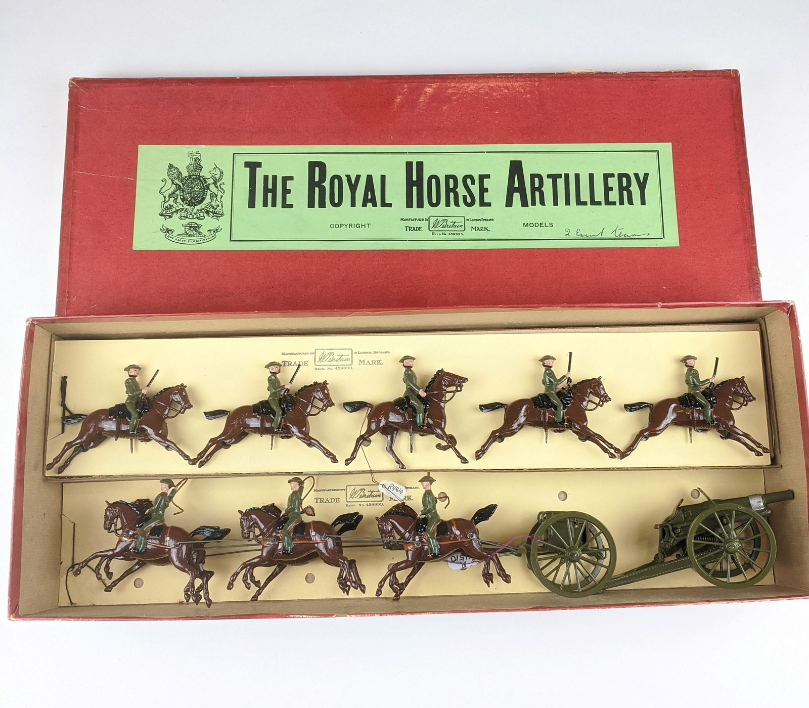 Britains #1339 Royal Horse Artillery Steel Helmet (1 of 2)