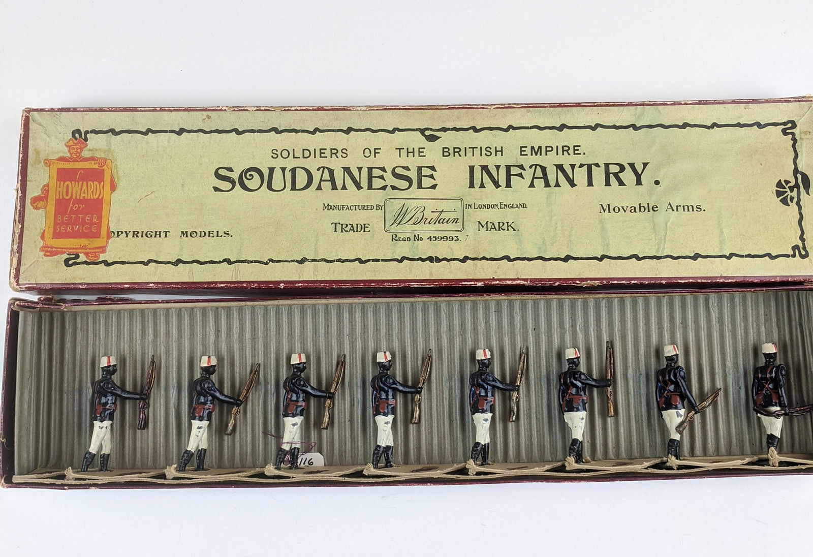 Britains #116 Soudanese Infantry (1 of 1)