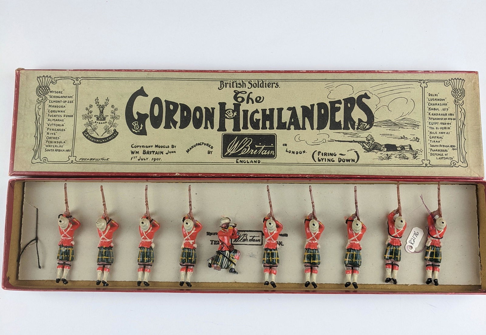 Britains #118 Gordon Highlanders Firing (1 of 1)