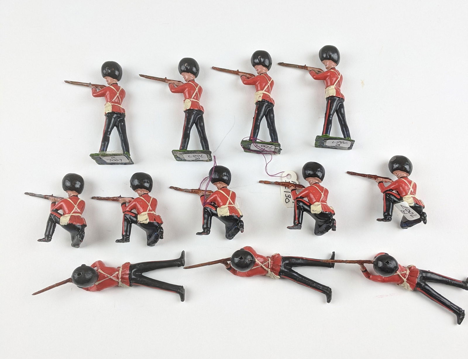 Britains Display From Set #130 Scots Guards Firing (1 of 1)