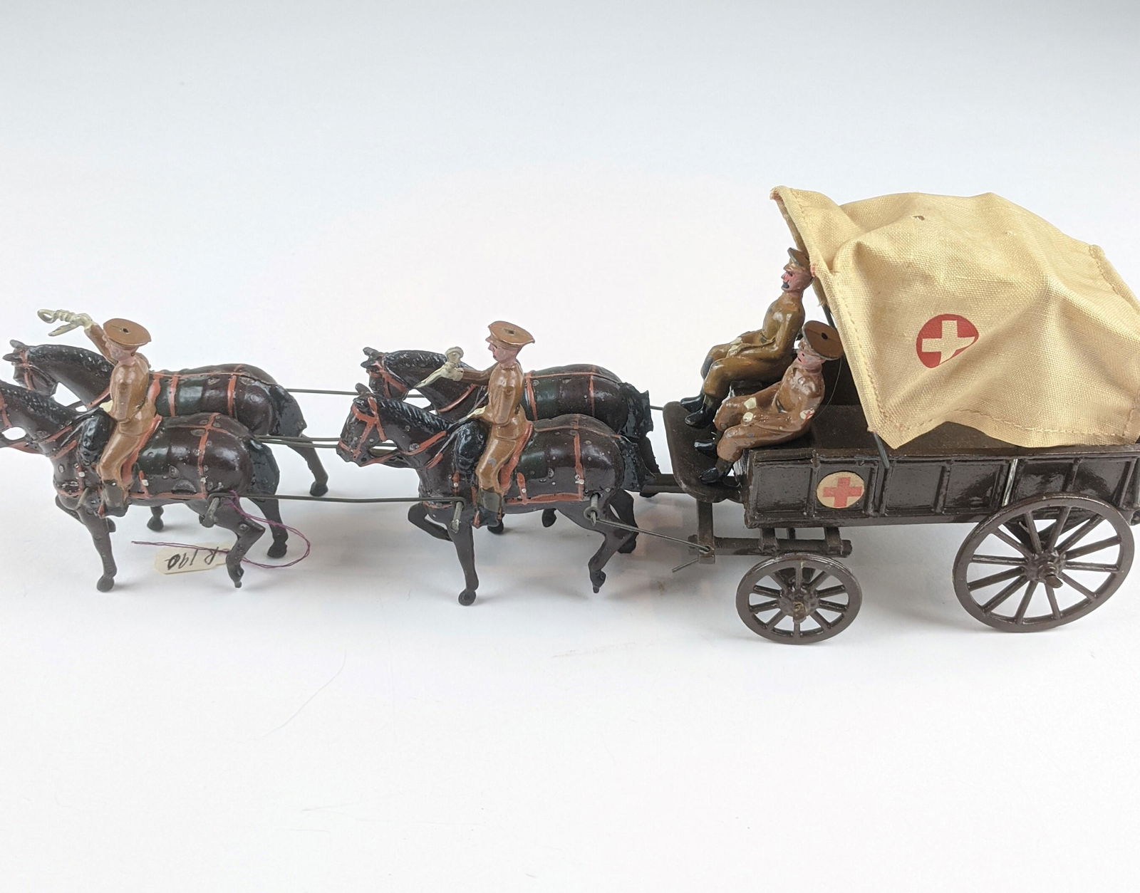 Britains #145 Royal Army Medical Wagon Khaki (1 of 1)