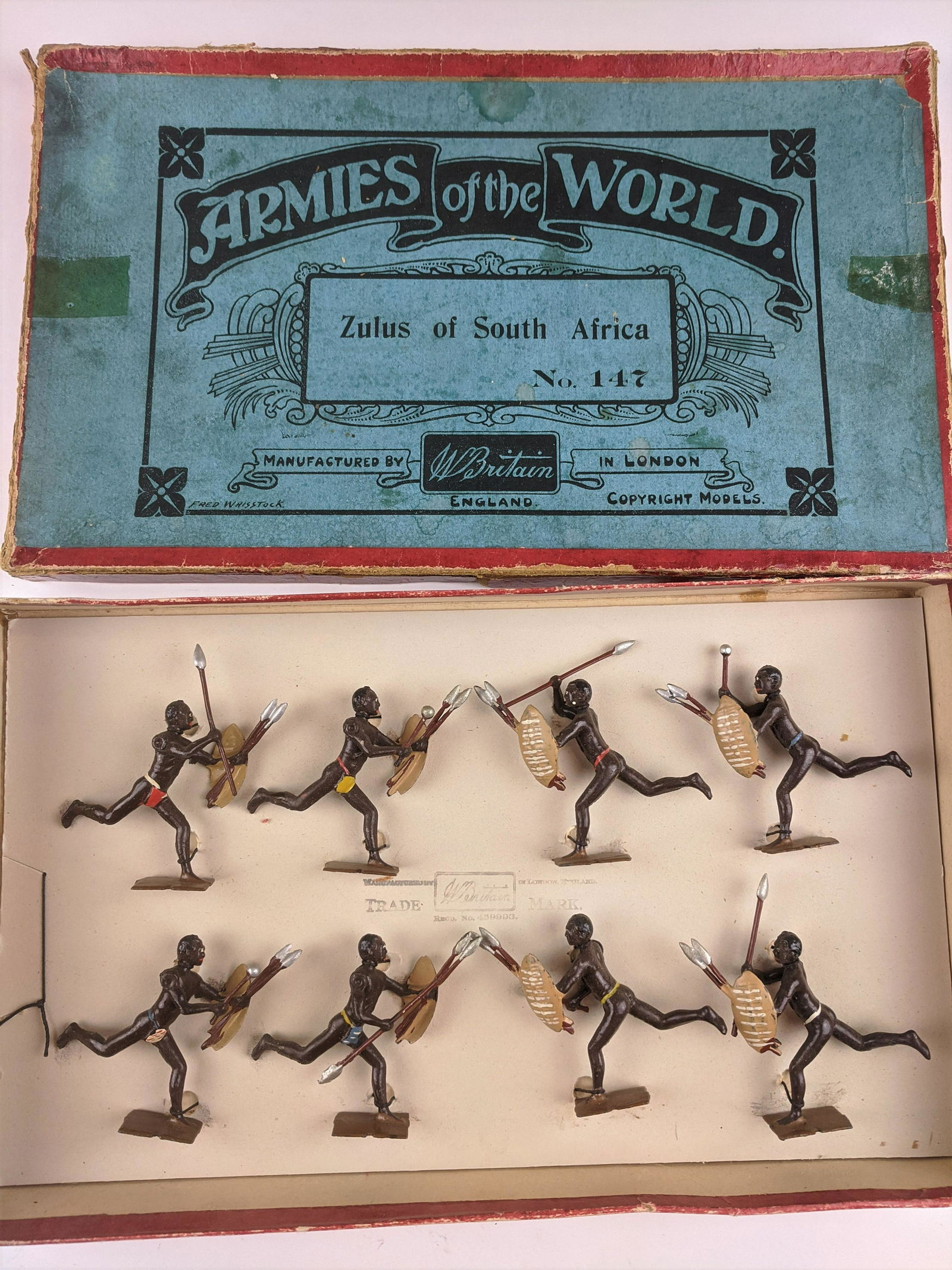 Britains #147 Zulus Of South Africa (1 of 1)