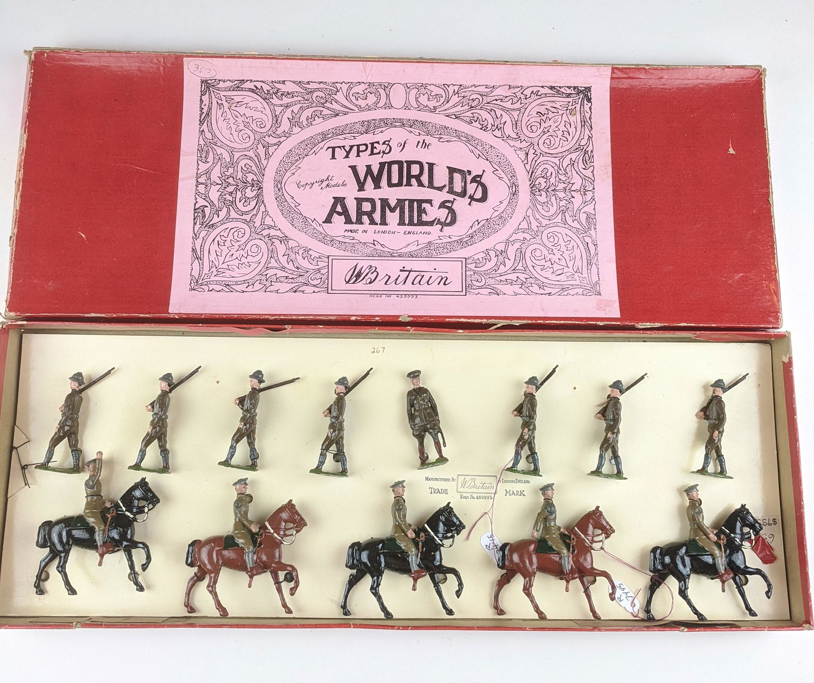 Britains #267 U.S. Cavalry & Infantry (1 of 1)