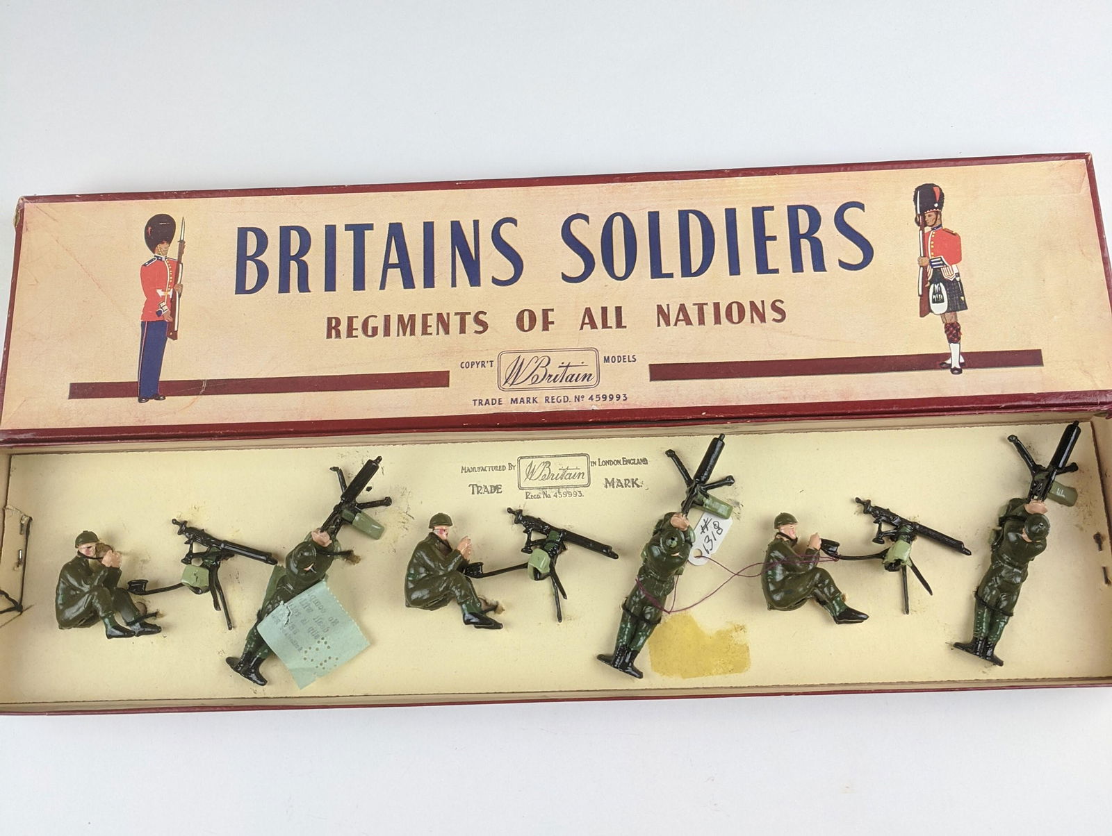 Britains #1318 British Machine Gunners (1 of 1)