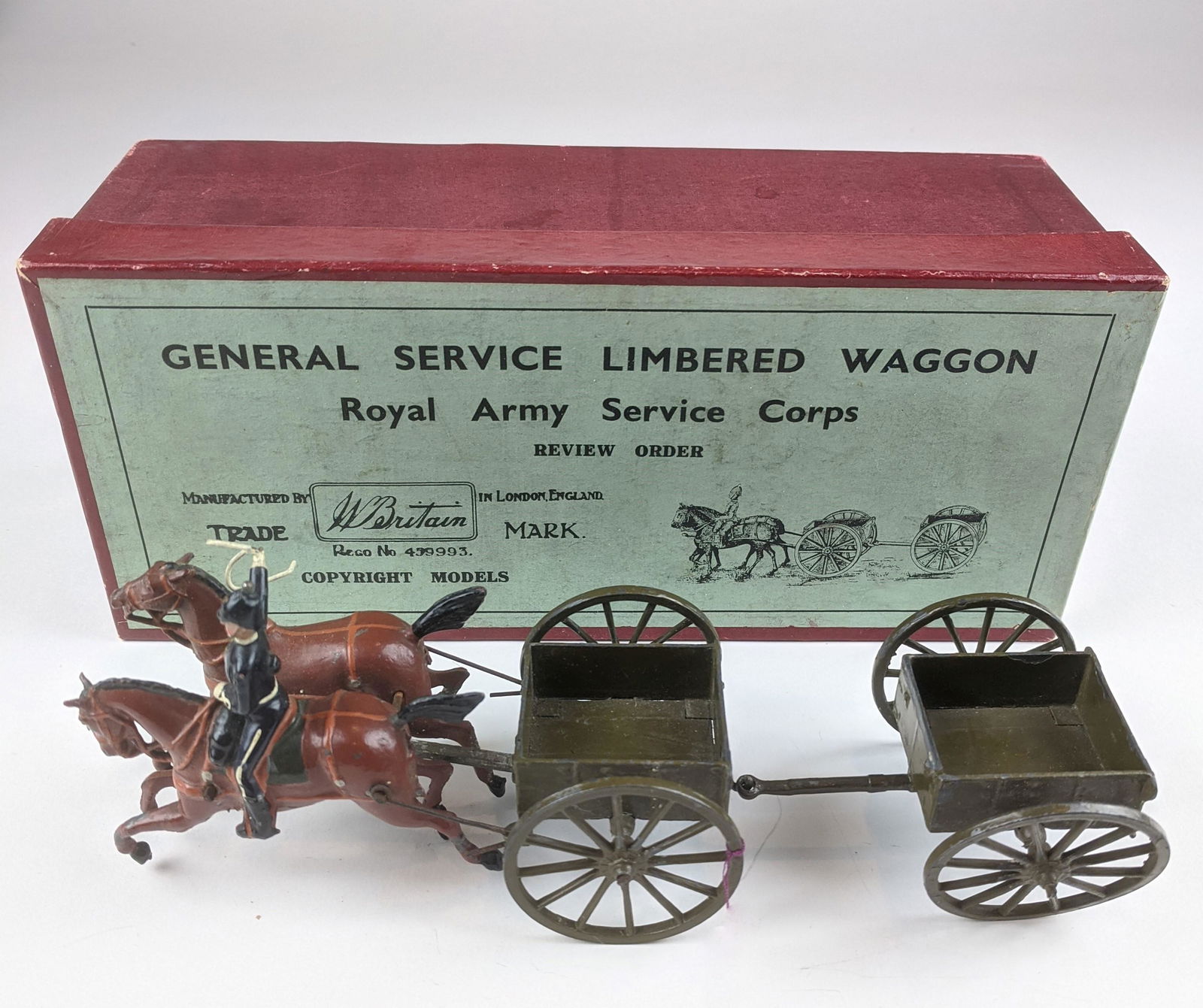 Britains #1329 R.A.S.C. Limbered Wagon (1 of 1)