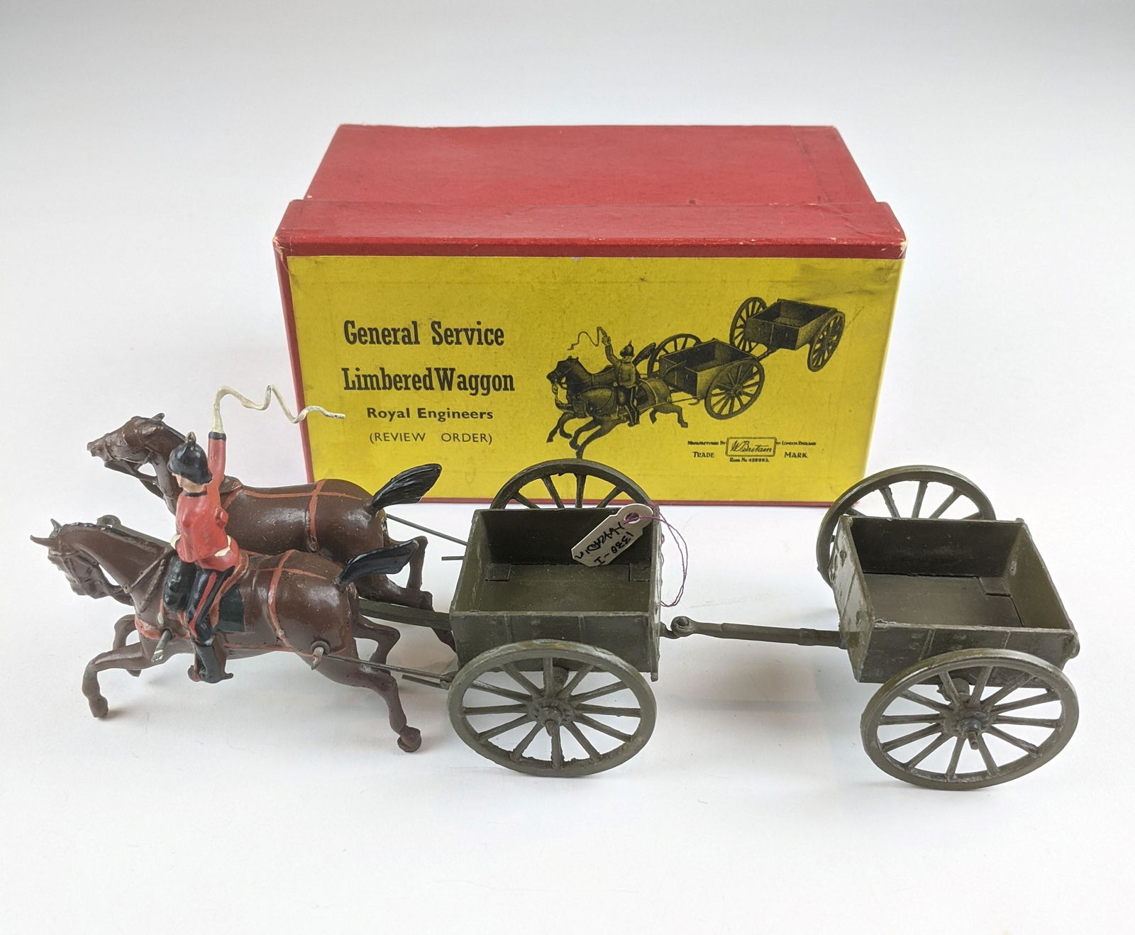 Britains #1330 G.S. Limbered Wagon (1 of 1)