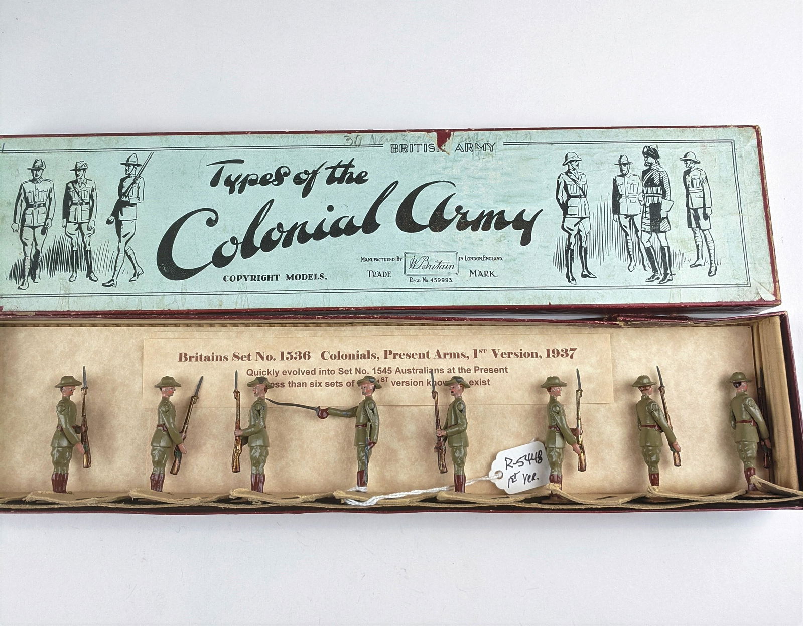 Britains #1536 Colonials At Present (1 of 1)