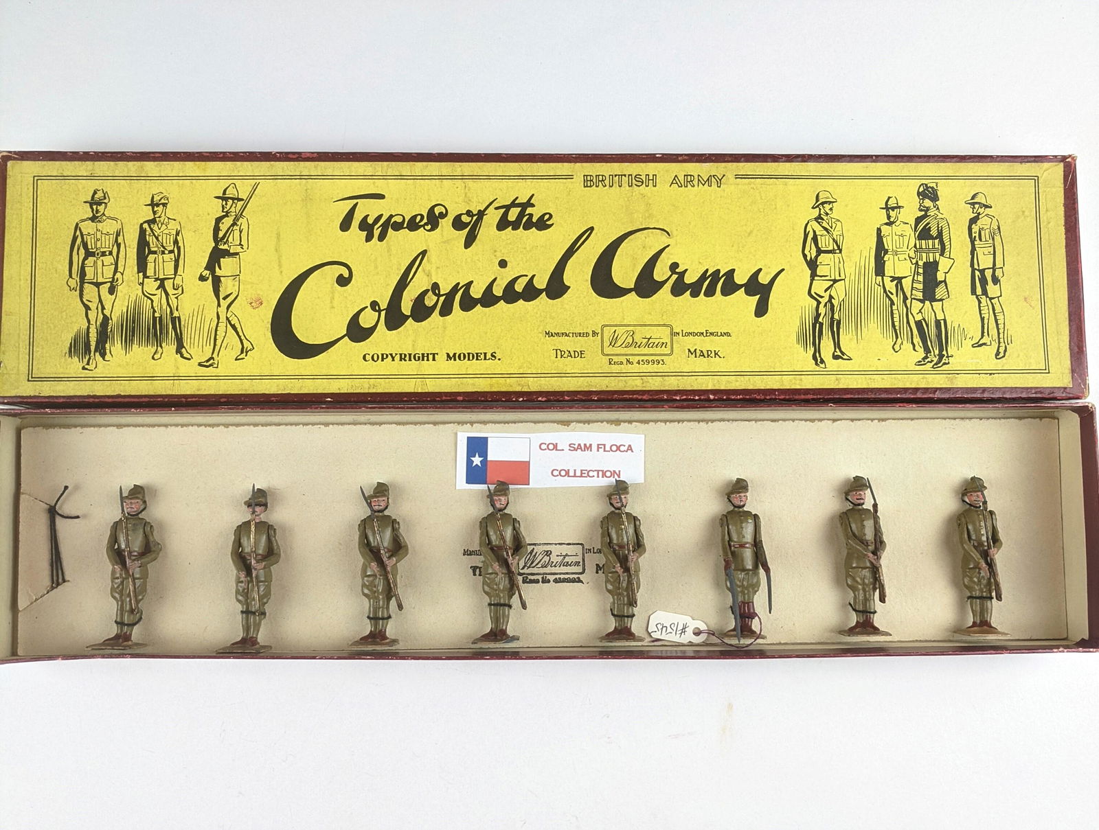 Britains #1545 Australian Infantry Present Arms (1 of 1)