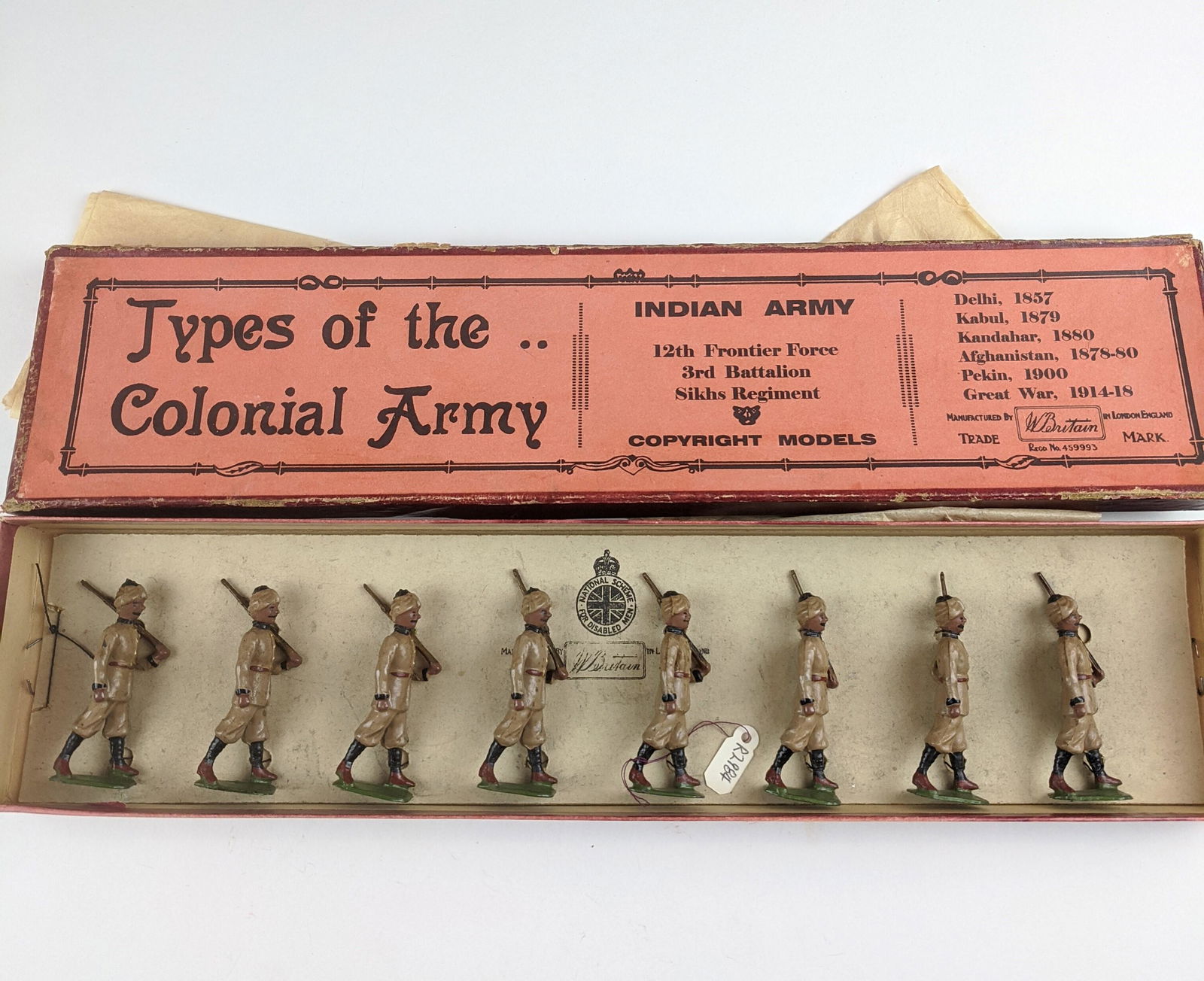 Britains #1621 12th Frontier Force Regiment (1 of 1)