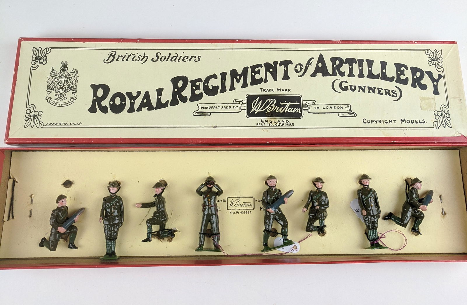 Britains #1730 Royal Regiment Of Artillery (1 of 1)