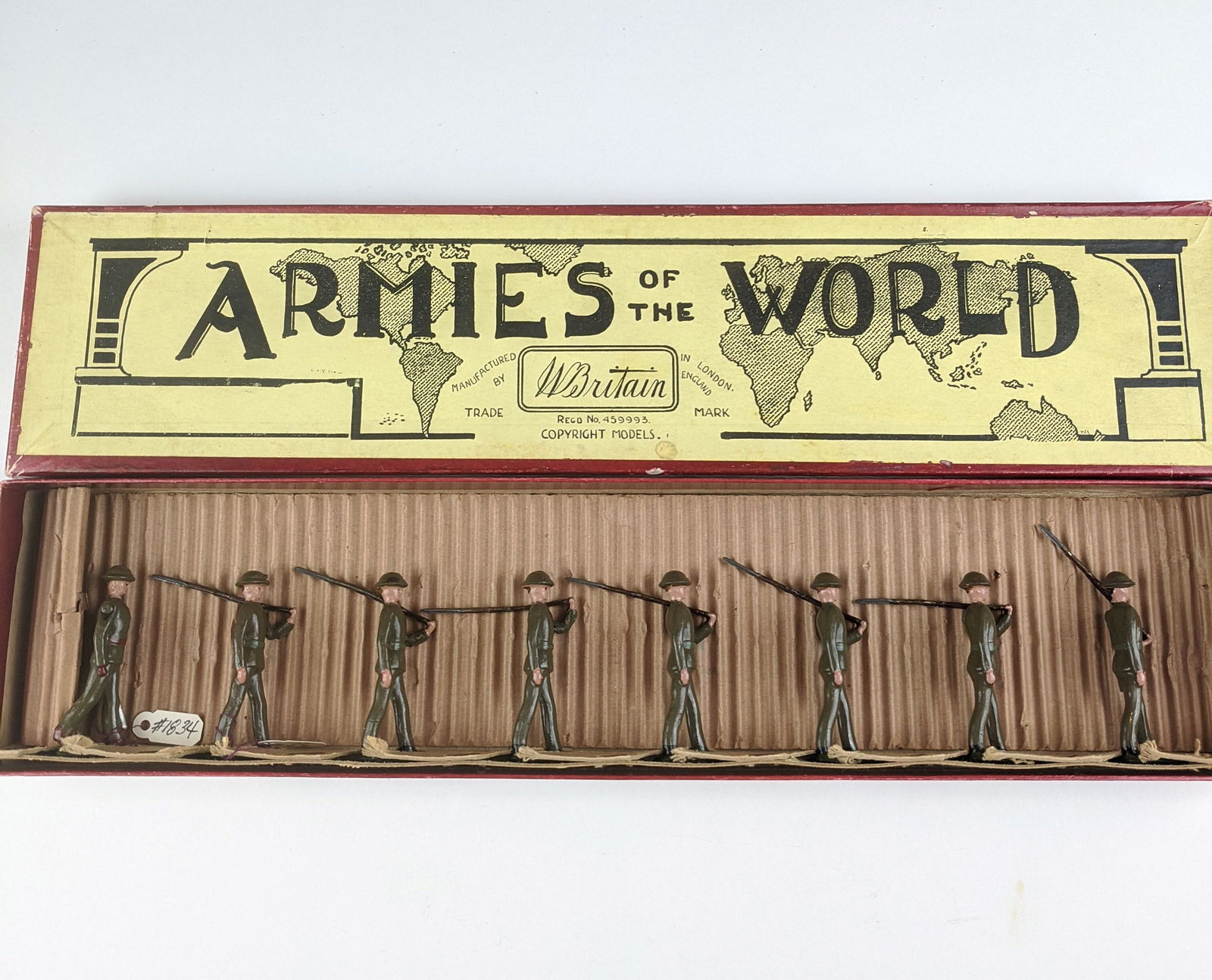 Britains #1834 Scots Guards Steel Helmets (1 of 1)