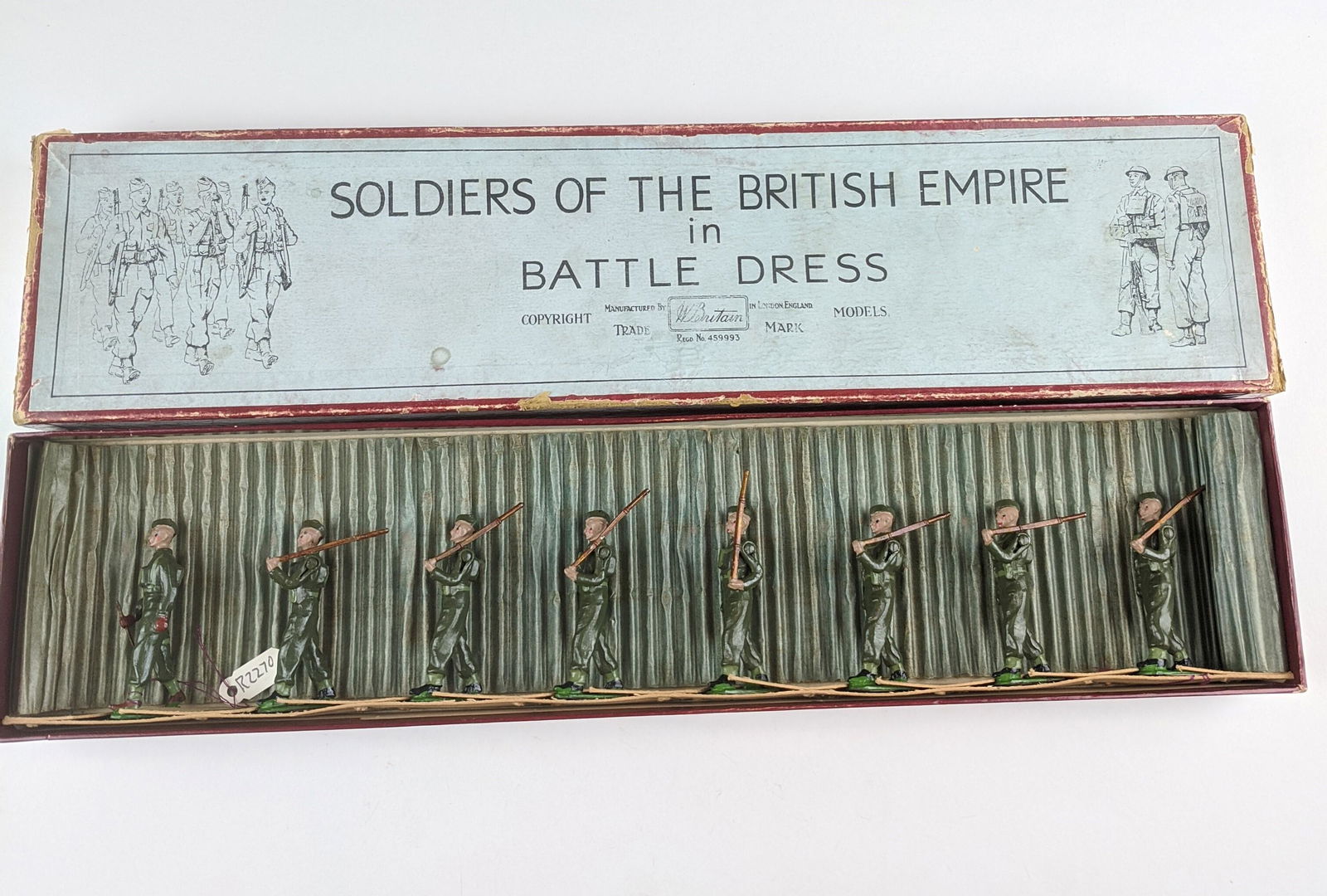 Britains #1855 Militiamen Slope Arms (1 of 1)