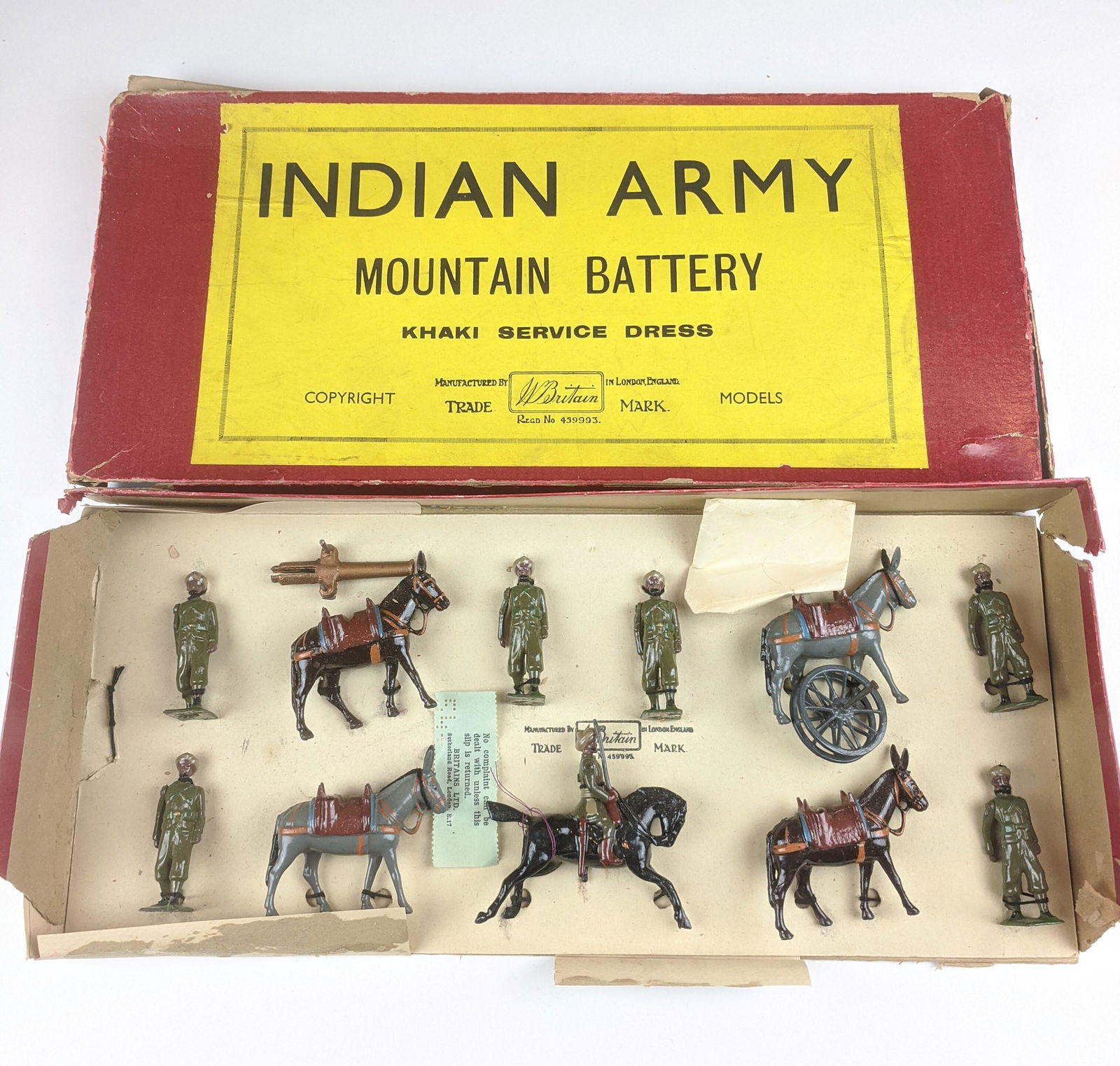 Britains #1903 Indian Army Mountain Battery (1 of 1)
