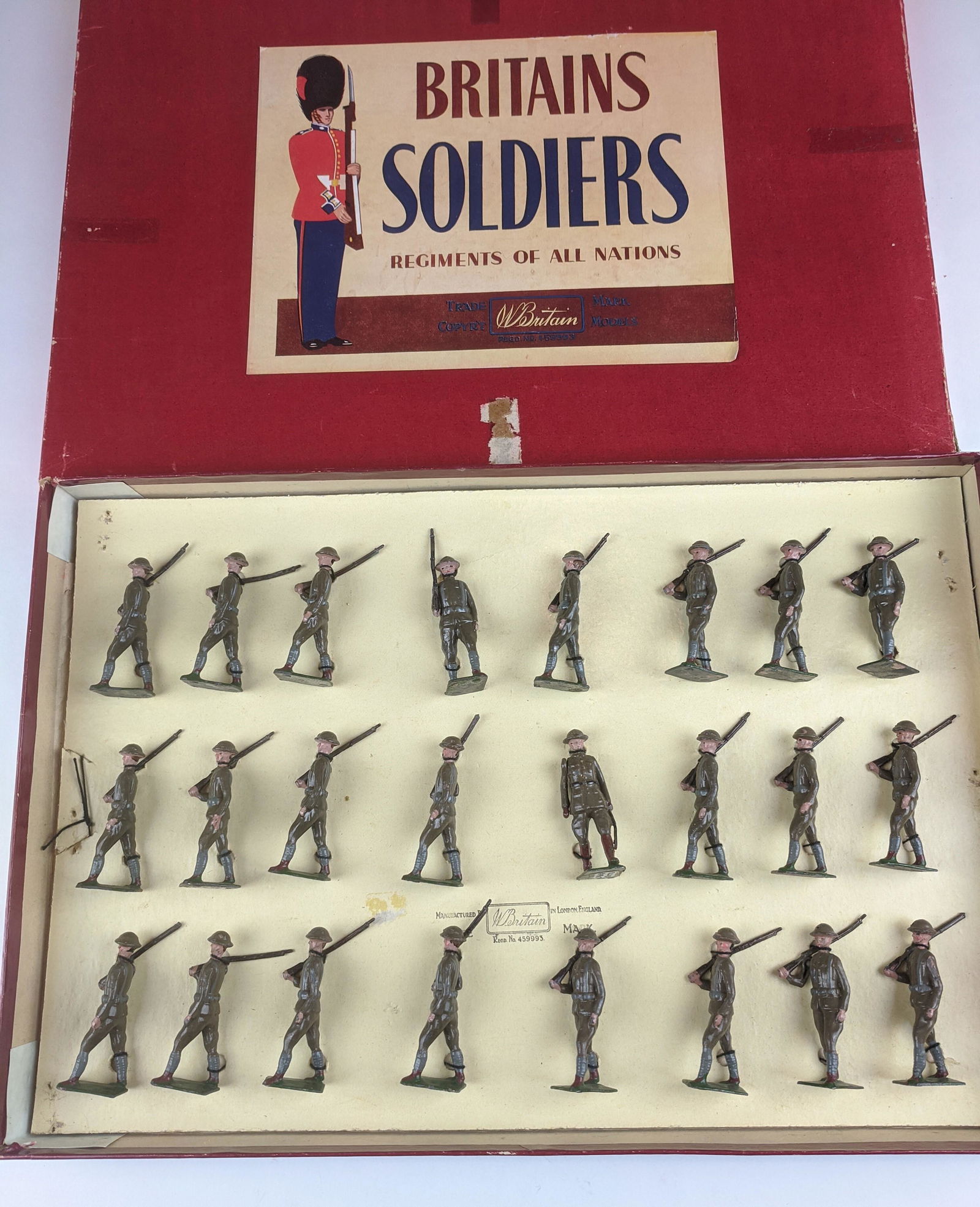 Britains #1915 U.S. Infantry WWI Steel Helmet (1 of 1)