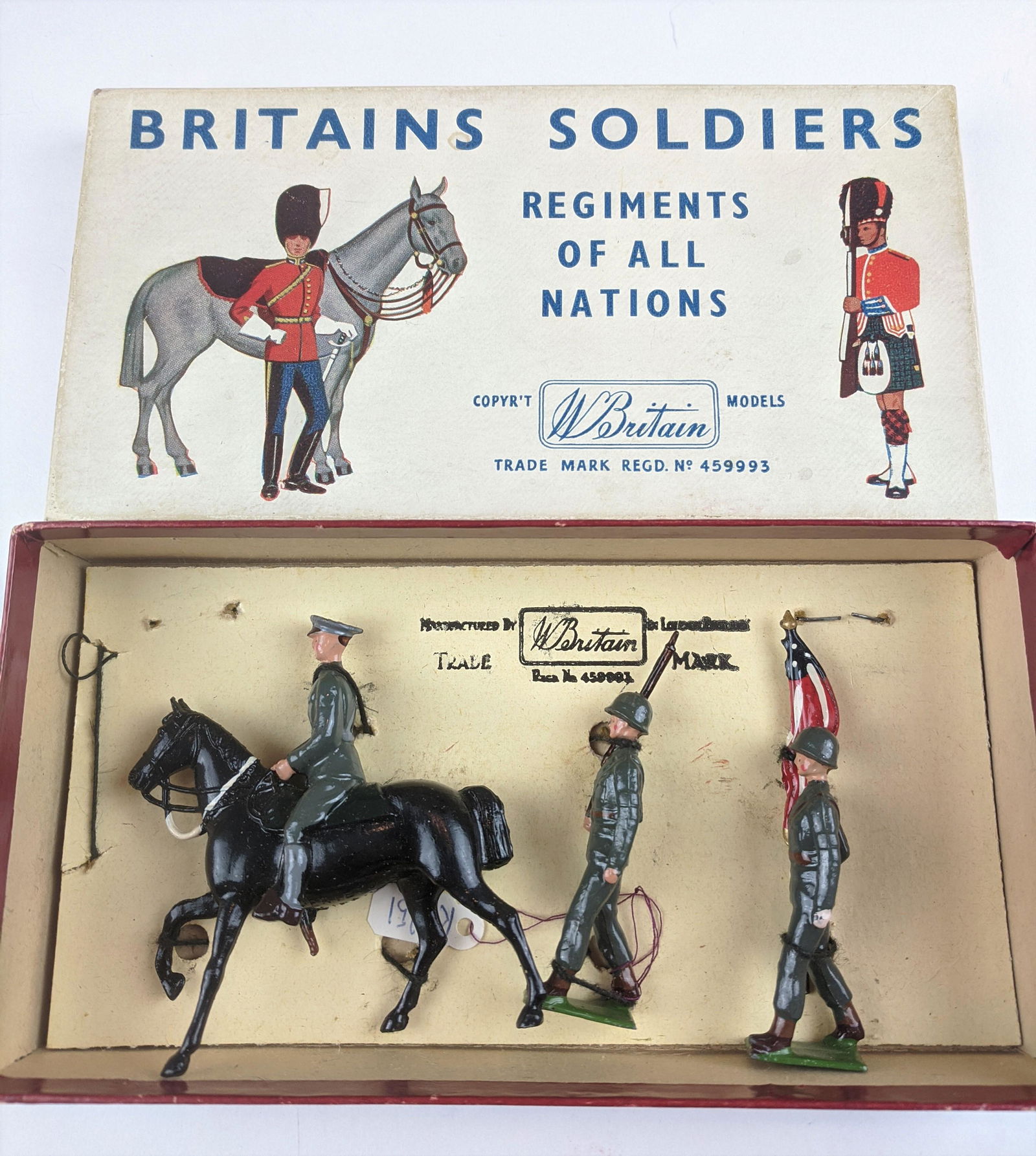 Britains #2139 Cavalry & Infantry U.S. (1 of 1)