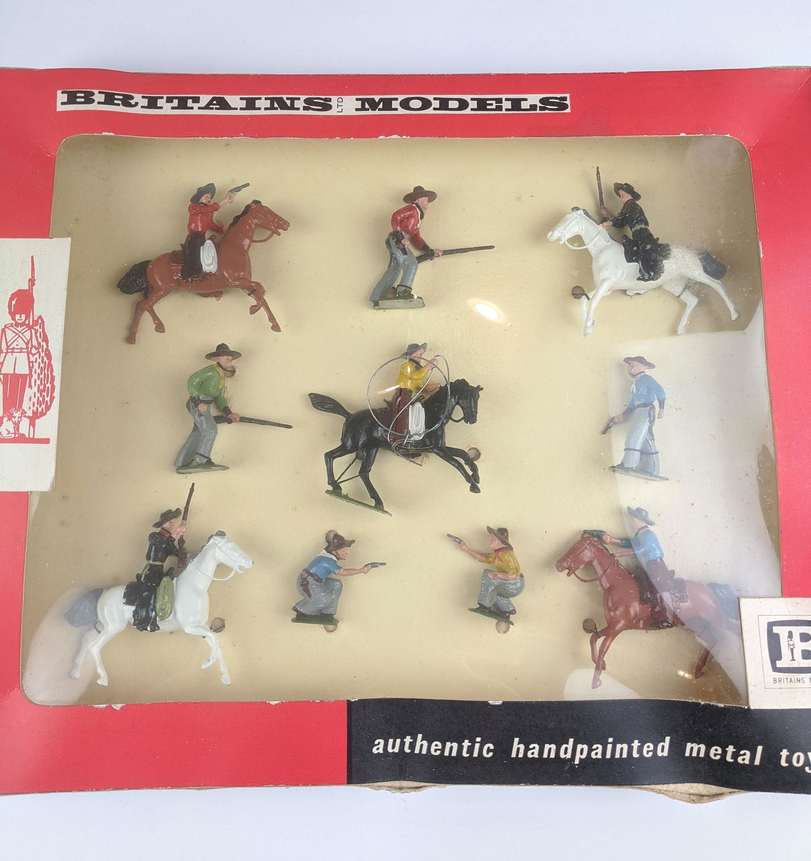 Britains #9388 Cowboys Mounted & Foot (1 of 1)