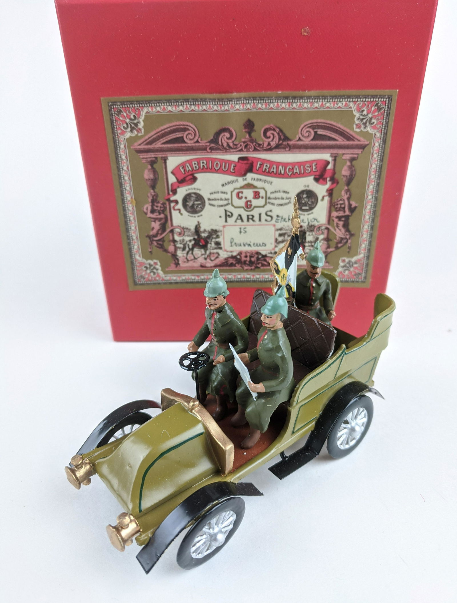 Mignot 75 Prussians In Early Motorcar (1 of 1)