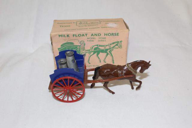 Britains set #45-F Milk Float and Horse (1 of 1)