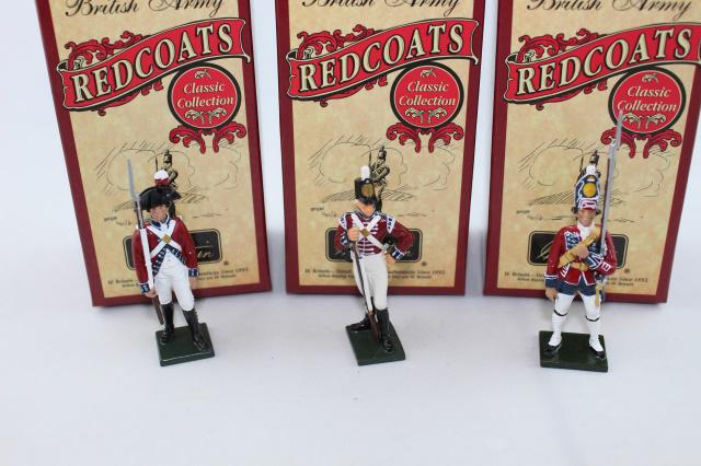Britains Redcoats #s 43001, 43002, 43004 (1 of 1)