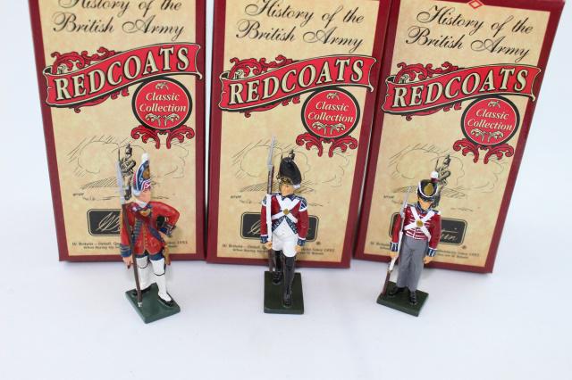 Britains Redcoats #s 43007, 43009, 43010 (1 of 1)