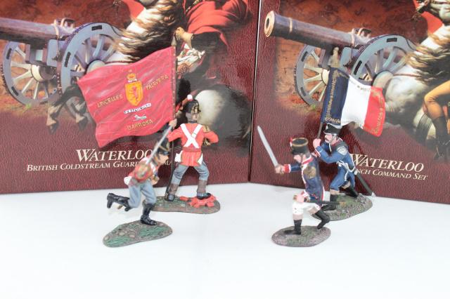 Britains Waterloo British & French Command sets (1 of 1)