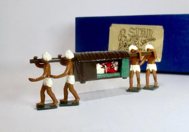 Star Soldiers British Officer In Doolie Carrier (1 of 1)