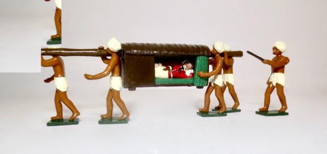 Star Soldiers British Officer In Doolie Carrier (1 of 1)