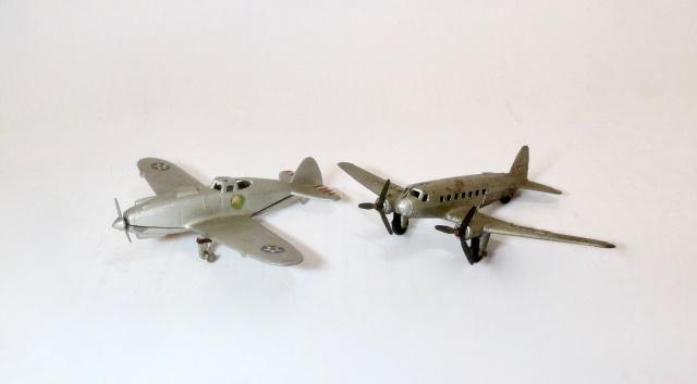 Tootsie Toy TWA Passenger And P-40 Curtiss (1 of 1)