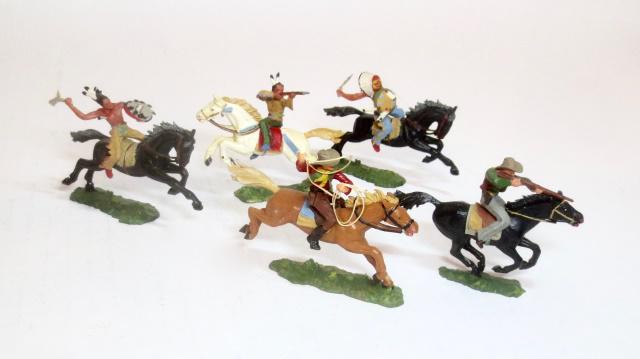 Elastolin Plastic Cowboys And Indians (1 of 1)