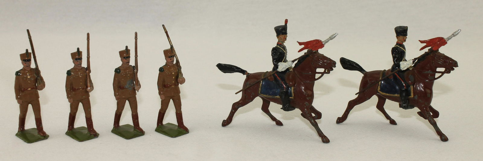 Britains Lot Uruguayan Infantry and Cavalry (1 of 2)
